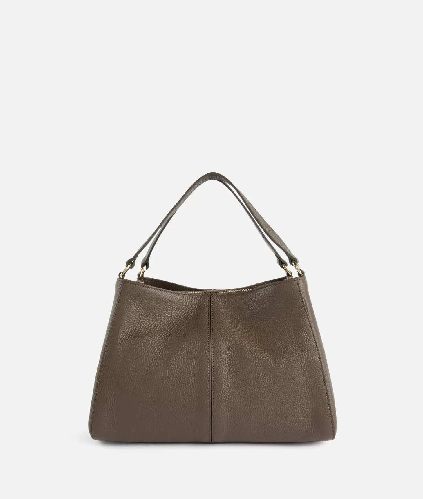 Alviero Martini 1a Classe Universe Leather Borsa A Mano Con Tracolla Taupe Scuro