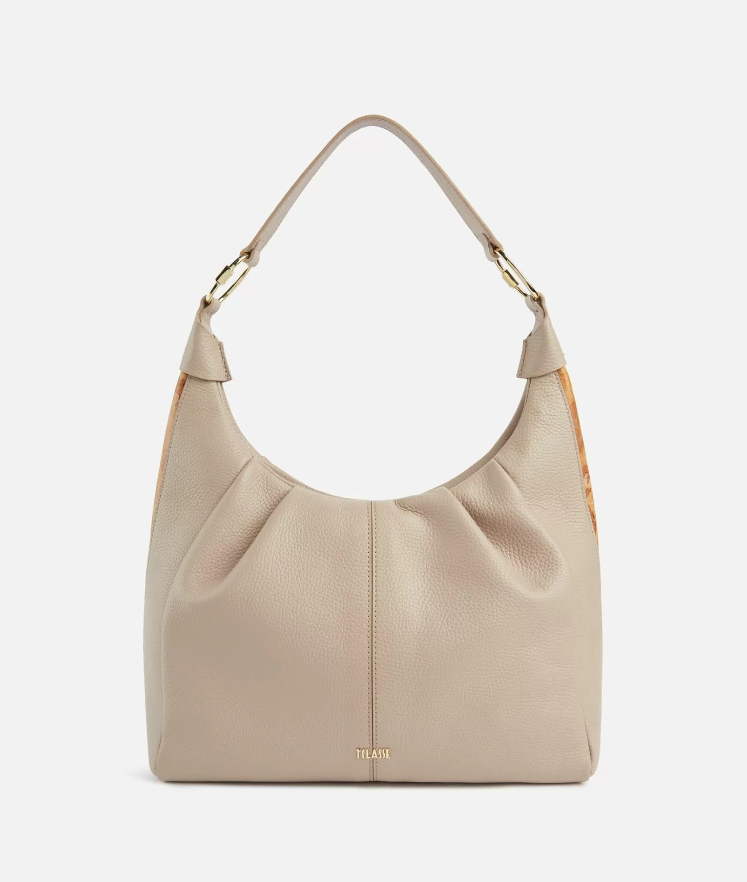 Alviero martini 1a classe Universe Leather borsa sottospalla Taupe Chiaro