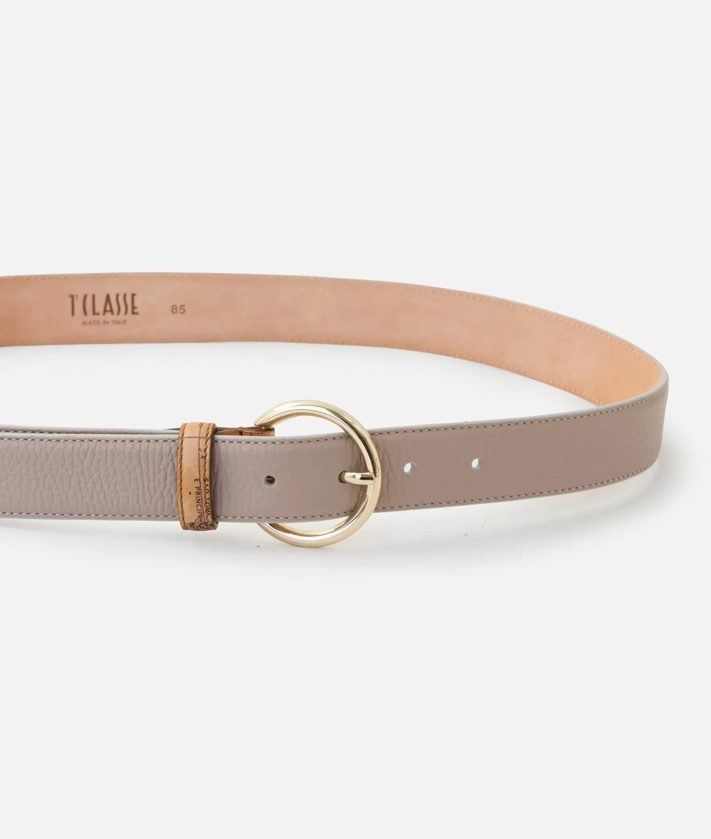 Alviero Martini 1a Classe Universe Leather Cintura Taupe Chiaro