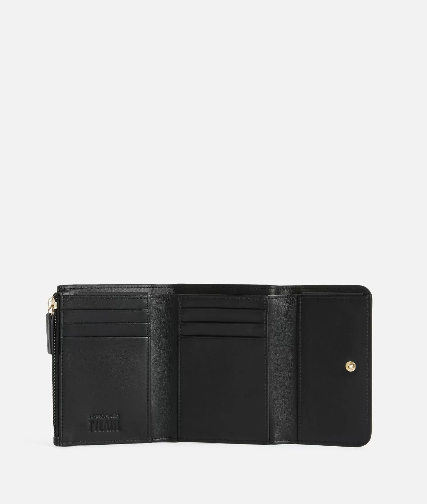 Alviero Martini 1a Classe Universe Leather Portafoglio Bifolder Piccolo Nero