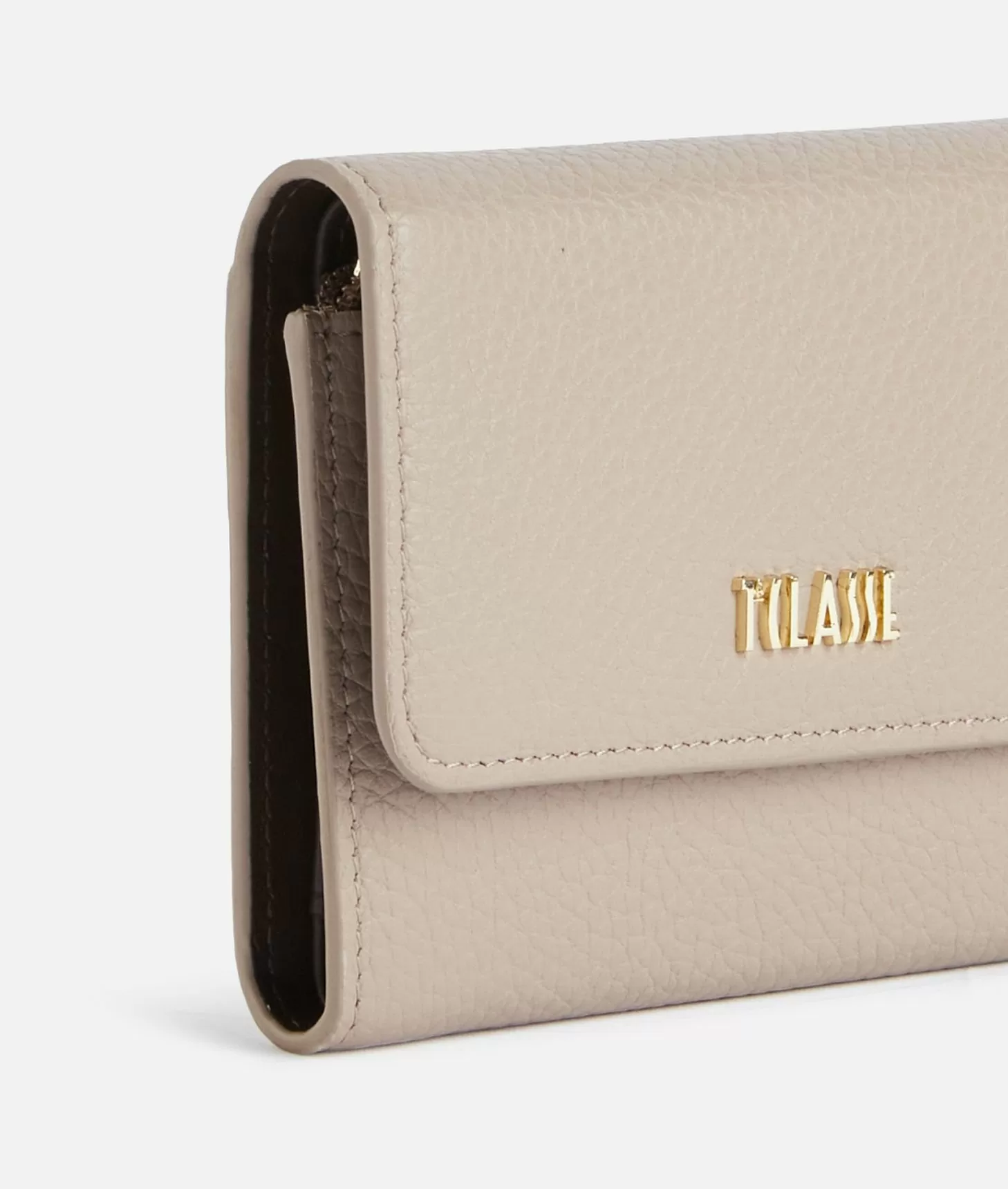 Alviero Martini 1a Classe Universe Leather Portafoglio Bifolder Piccolo Taupe Chiaro