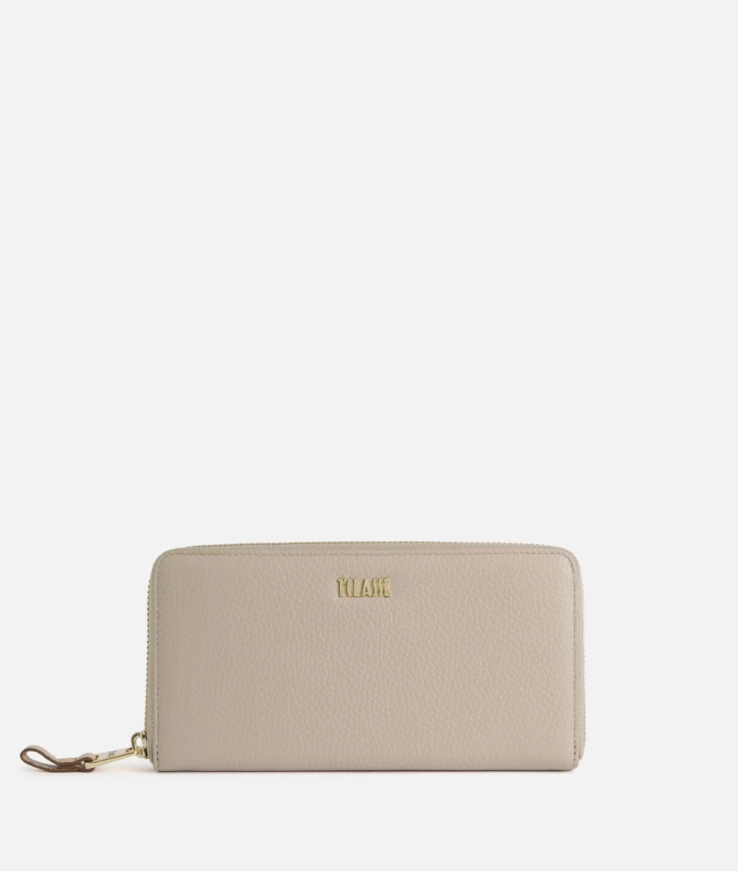 Alviero martini 1a classe Universe Leather portafoglio zip around Taupe Chiaro