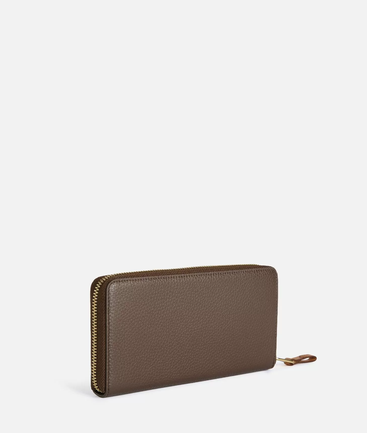 Alviero Martini 1a Classe Universe Leather Portafoglio Zip Around Taupe Scuro