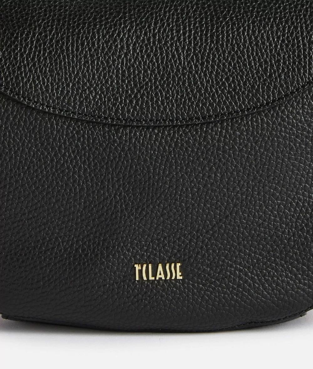 Alviero Martini 1a Classe Universe Leather Tracolla A Mezzaluna Piccola Nera