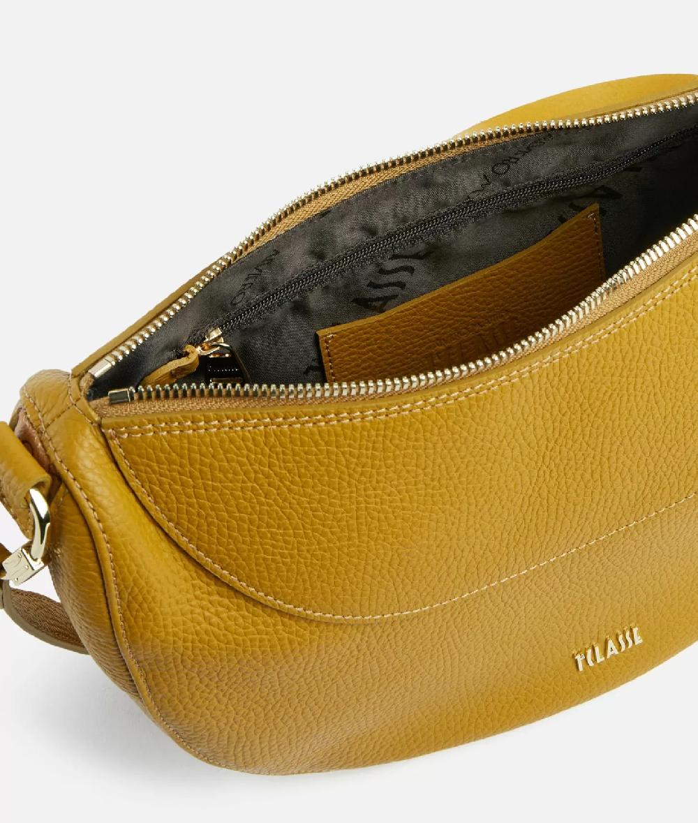 Alviero Martini 1a Classe Universe Leather Tracolla A Mezzaluna Piccola Olio