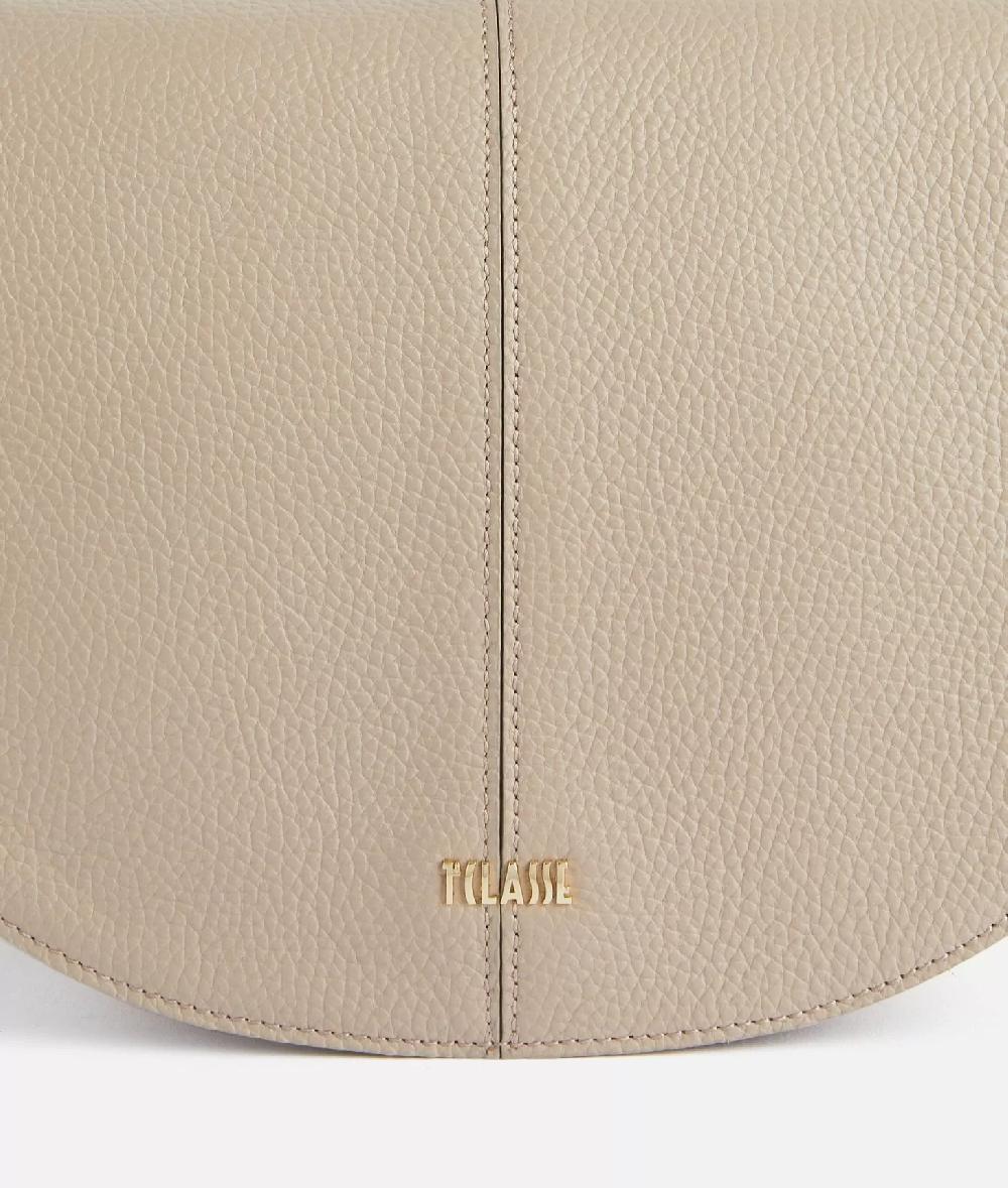 Alviero Martini 1a Classe Universe Leather Tracolla Con Patta Taupe Chiaro
