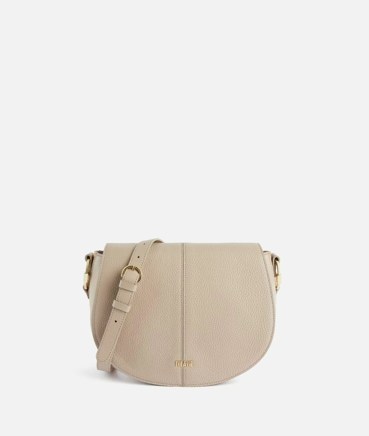 Alviero martini 1a classe Universe Leather tracolla con patta Taupe Chiaro