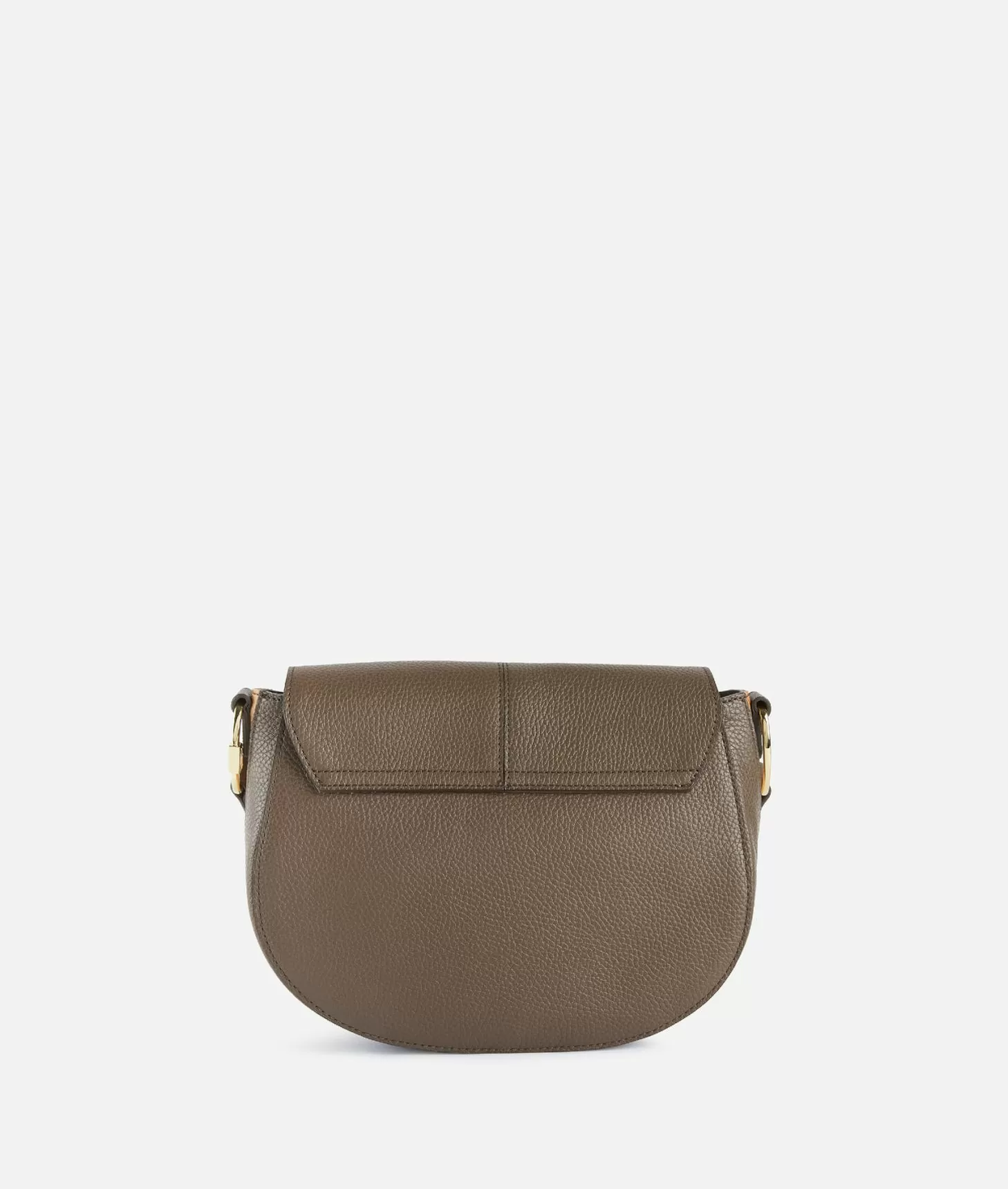 Alviero Martini 1a Classe Universe Leather Tracolla Con Patta Taupe Scuro