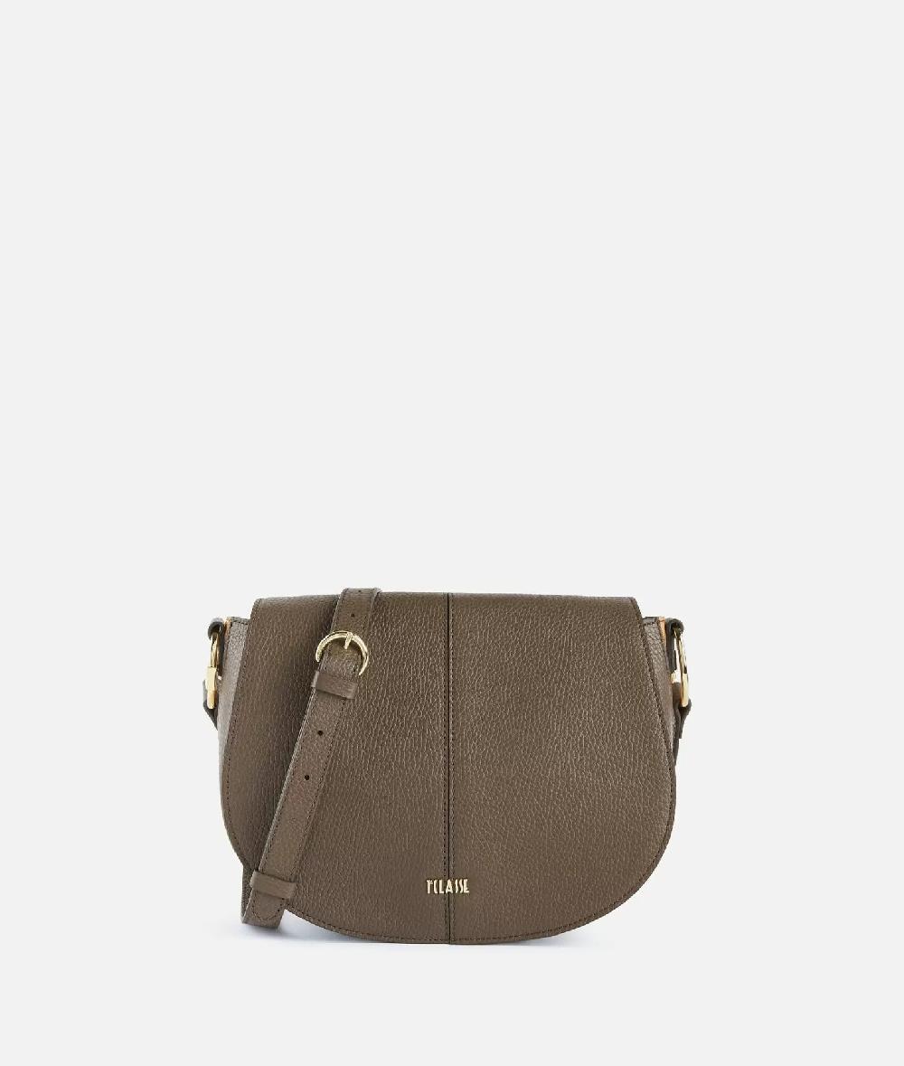 Alviero martini 1a classe Universe Leather tracolla con patta Taupe Scuro