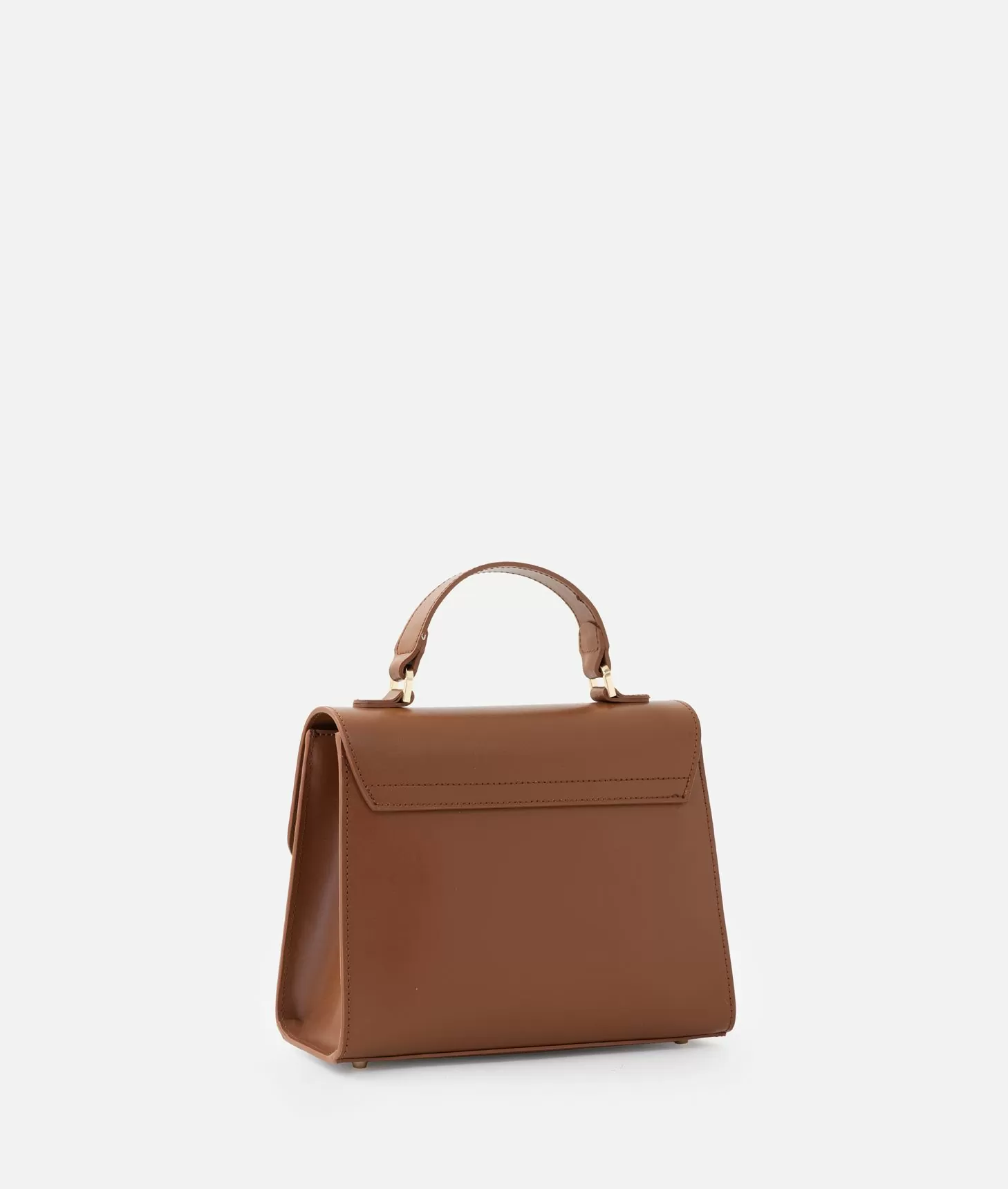 Alviero Martini 1a Classe Winter Spirit Mini Tote Con Tracolla In Pelle Liscia Castagna