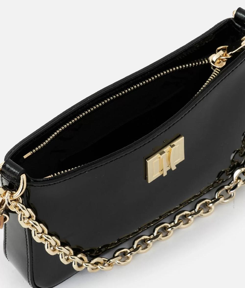 Alviero Martini 1a Classe Winter Spirit Pochette Con Tracolla E Catena Nero