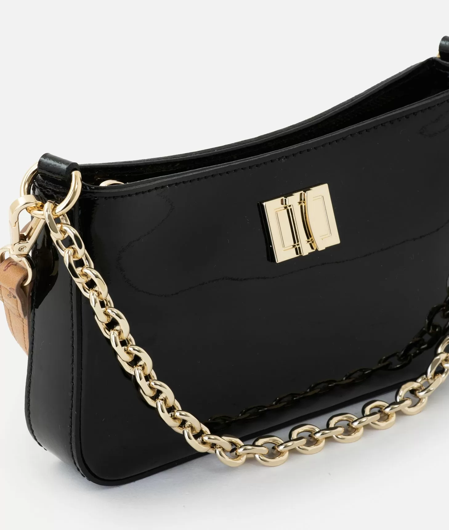 Alviero Martini 1a Classe Winter Spirit Pochette Con Tracolla E Catena Nero