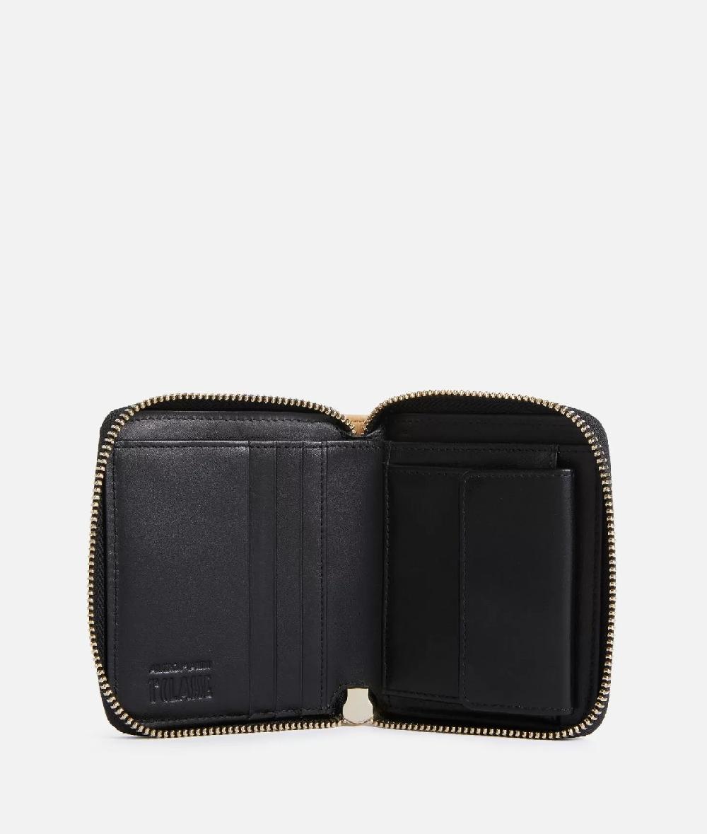 Alviero Martini 1a Classe Winter Spirit Portafoglio Zip Around Piccolo Nero