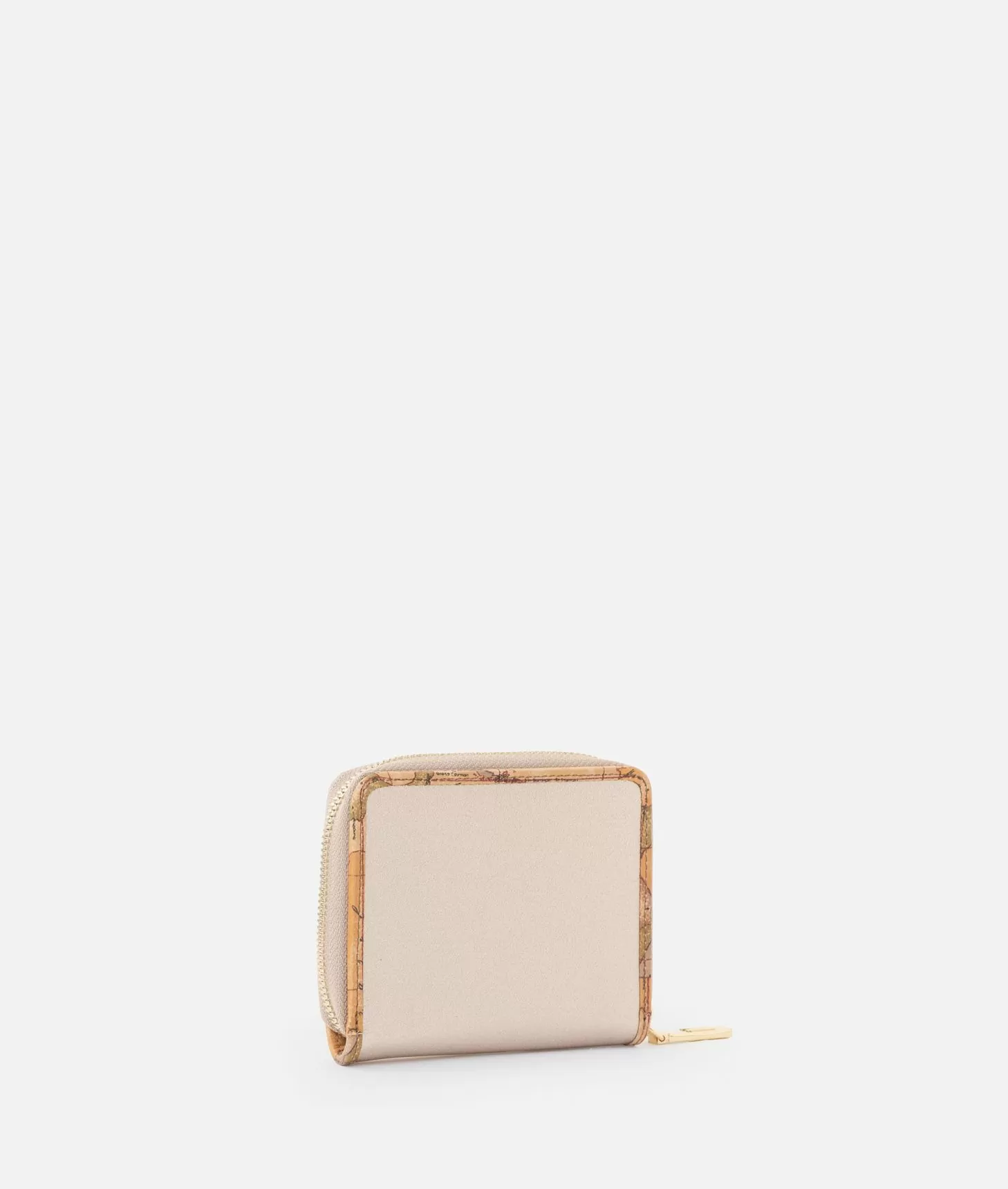 Alviero Martini 1a Classe Winter Spirit Portafoglio Zip Around Piccolo Oro Chiaro