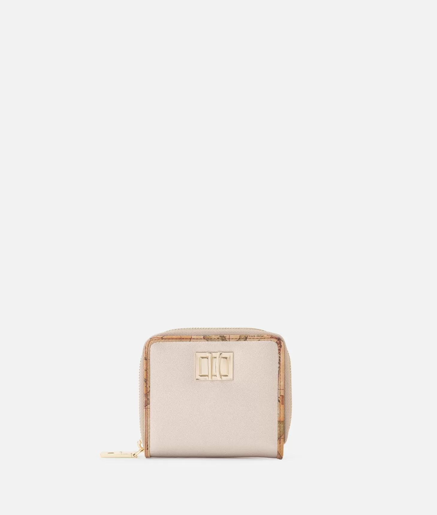 Alviero martini 1a classe Winter Spirit portafoglio zip around piccolo Oro Chiaro