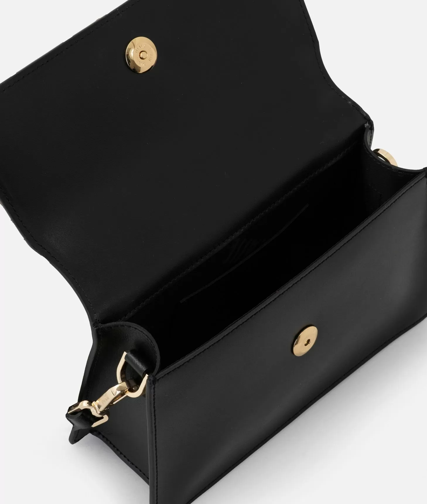 Alviero Martini 1a Classe Winter Spirit Tracollina Con Patta In Pelle Liscia Nera