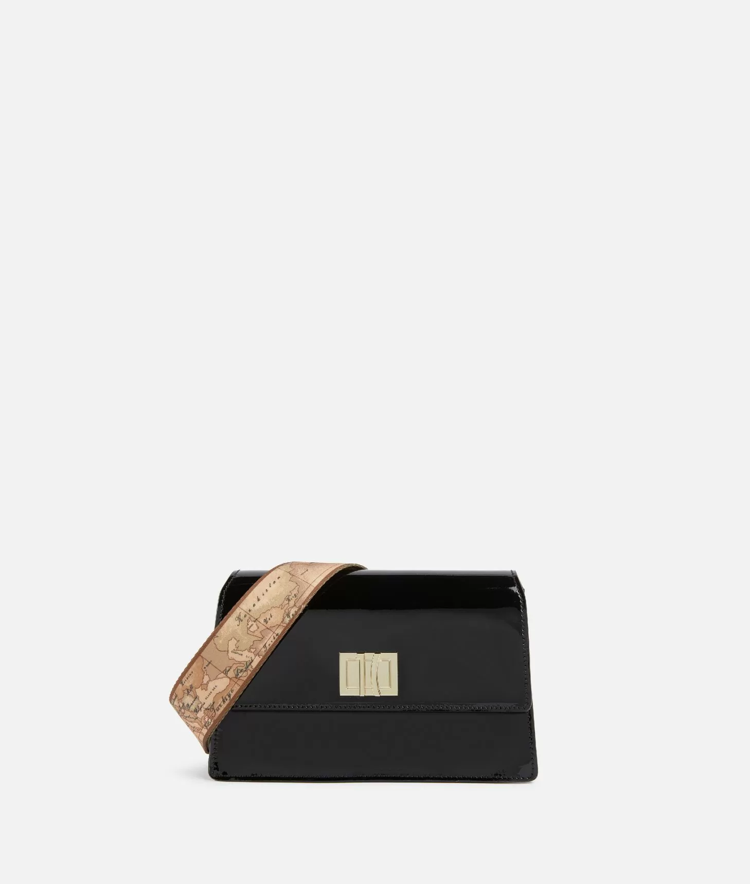 Alviero martini 1a classe Winter Spirit tracollina con patta in vernice Nera