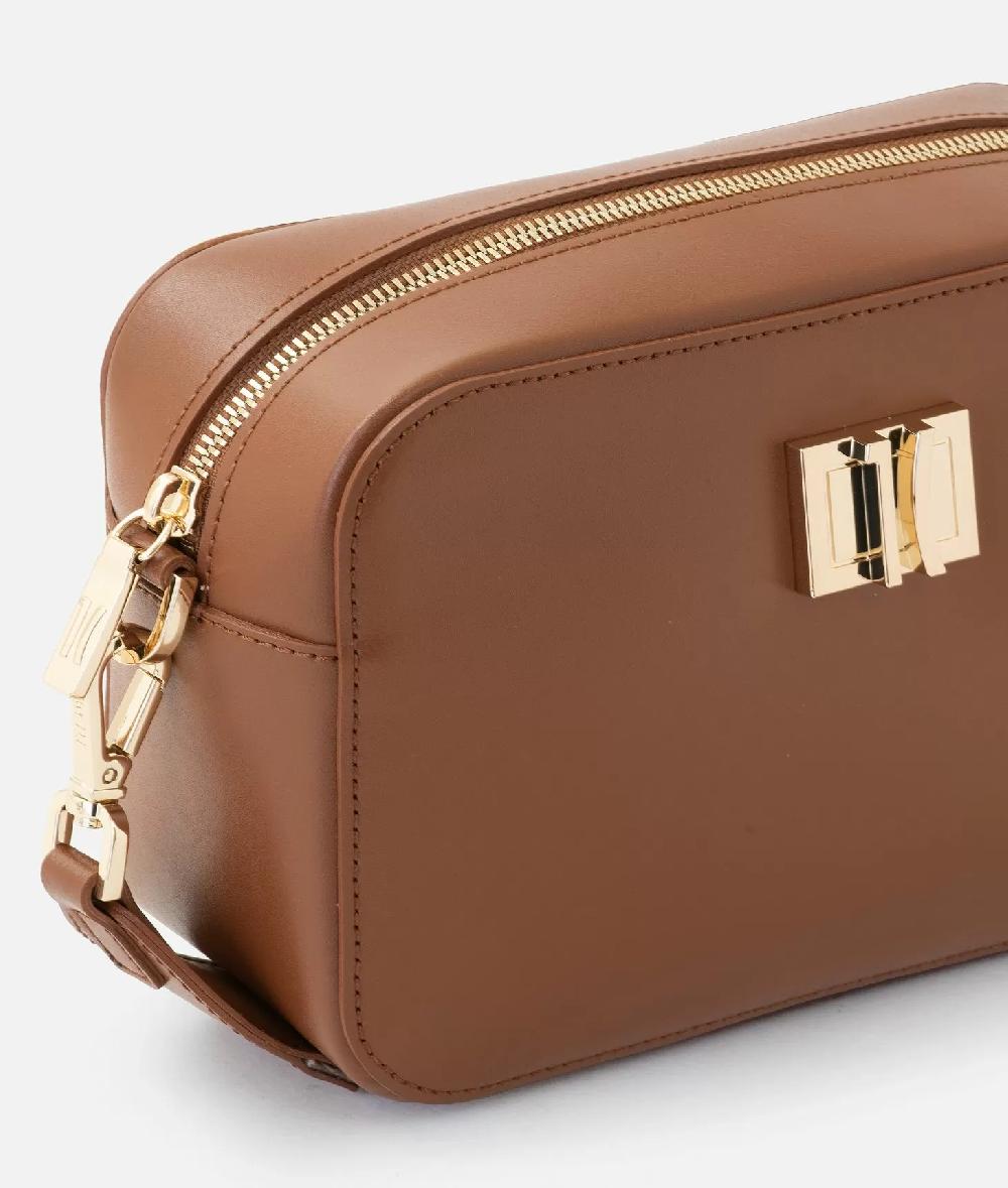 Alviero Martini 1a Classe Winter Spirit Tracollina Reporter In Pelle Liscia Castagna