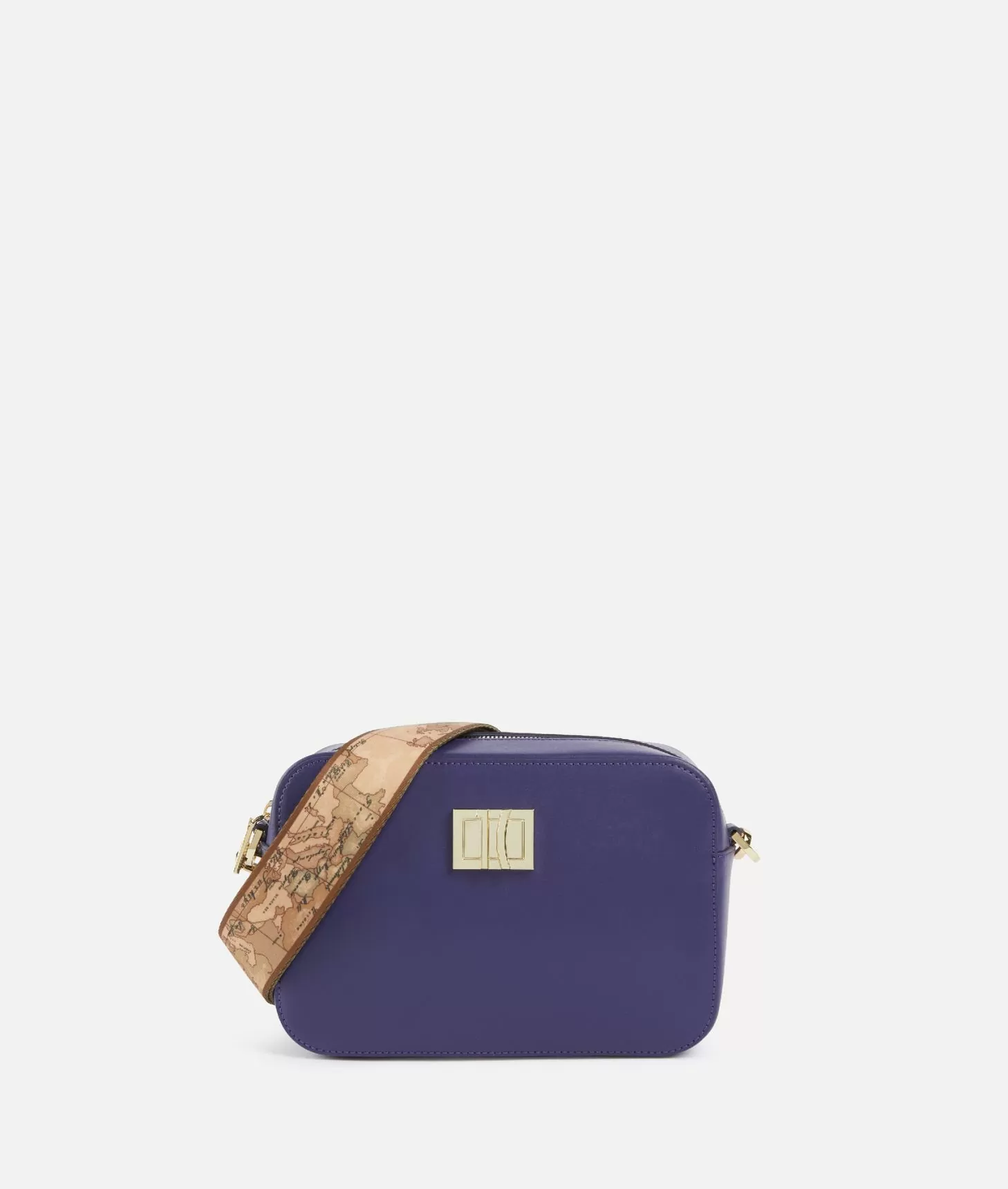 Alviero martini 1a classe Winter Spirit tracollina reporter in pelle liscia Indaco