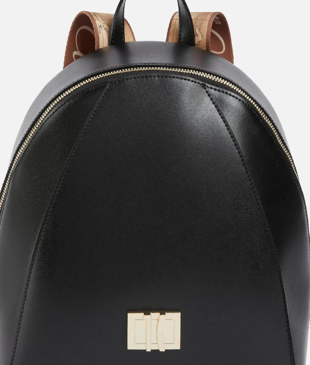 Alviero Martini 1a Classe Winter Spirit Zaino In Pelle Liscia Nero