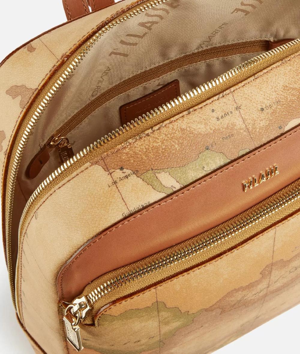 Alviero Martini 1a Classe Zaino In Tessuto Stampa Geo Classic Naturale