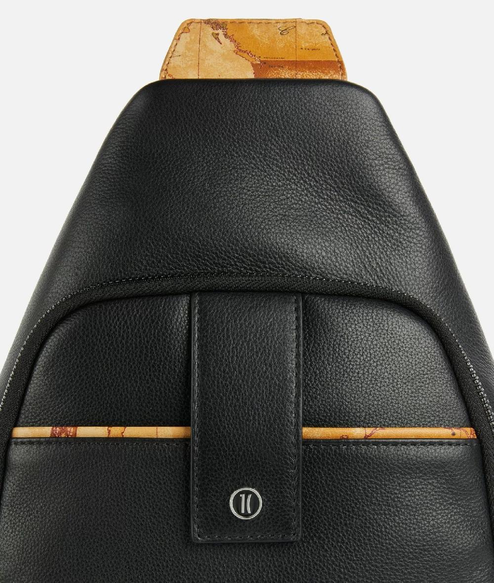 Alviero Martini 1a Classe Zaino Monospalla In Pelle Nero