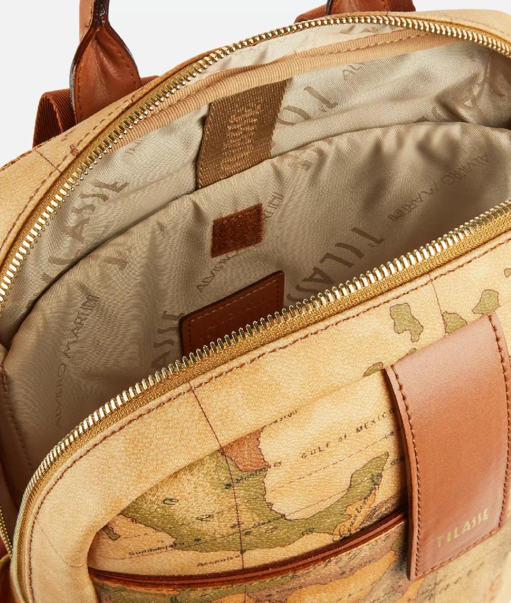 Alviero Martini 1a Classe Zaino Per Computer In Stampa Geo Classic Naturale