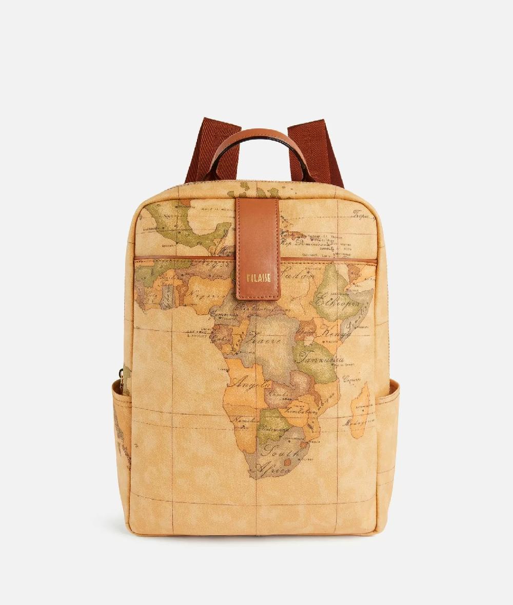 Alviero martini 1a classe Zaino per computer in stampa Geo Classic Naturale