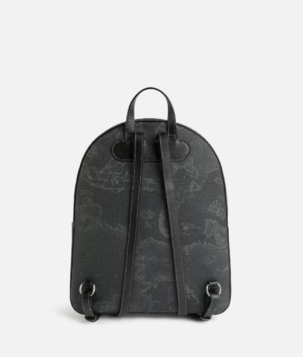 Alviero Martini 1a Classe Zaino Tre Tasche In Tessuto Stampa Geo Night Nero