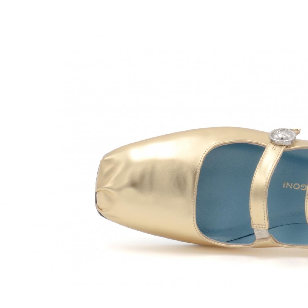 Amalfi By Rangoni Ballerina Bambolina Oro