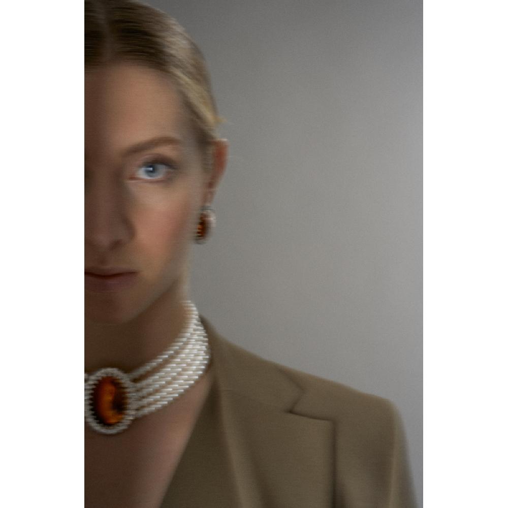 Amalfi By Rangoni Chocker Cammeo