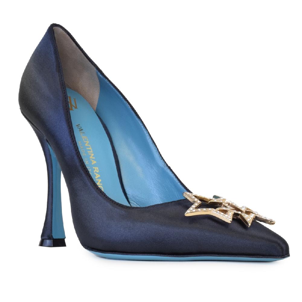 Amalfi By Rangoni Décolleté Sensuale In Raso Nero