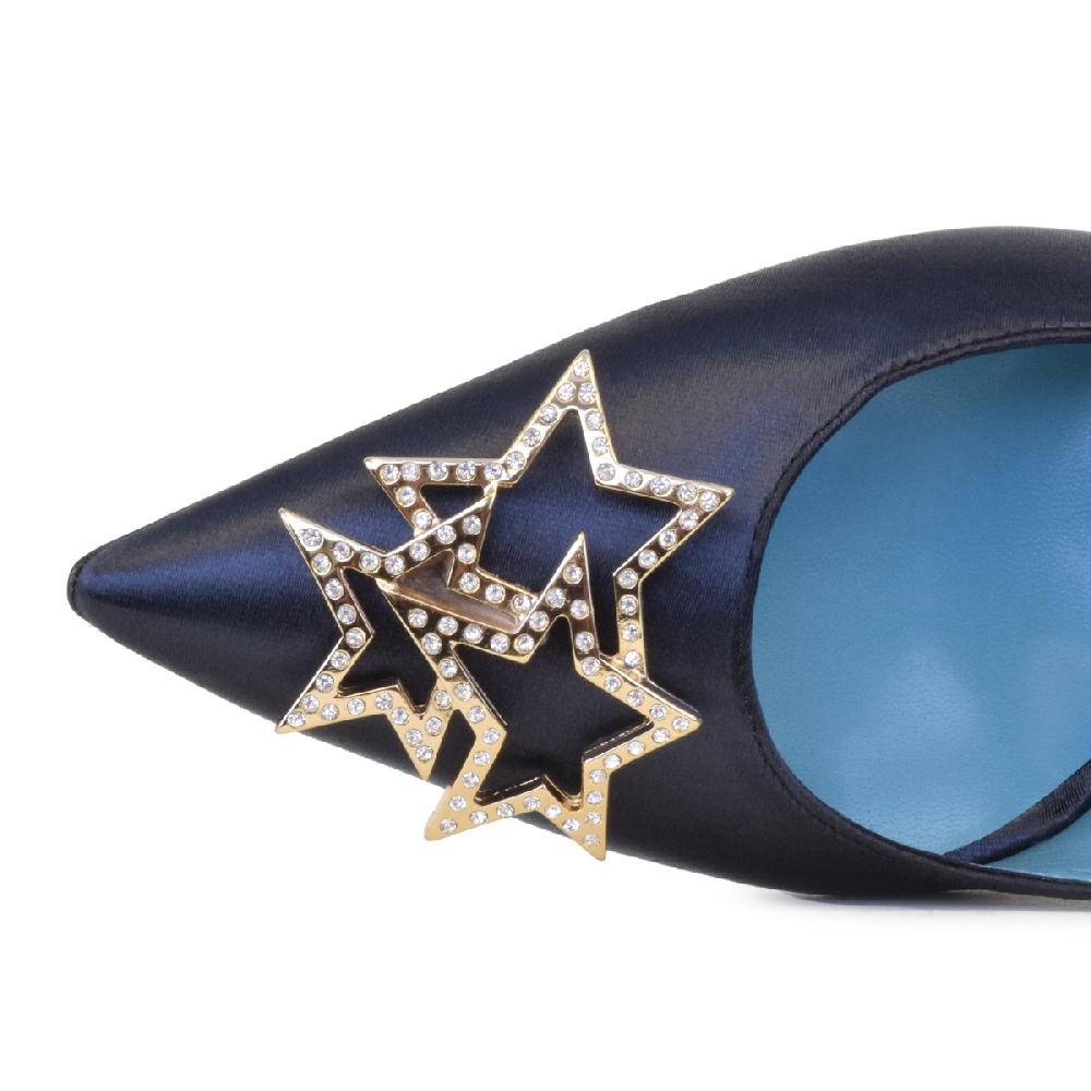 Amalfi By Rangoni Décolleté Sensuale In Raso Nero