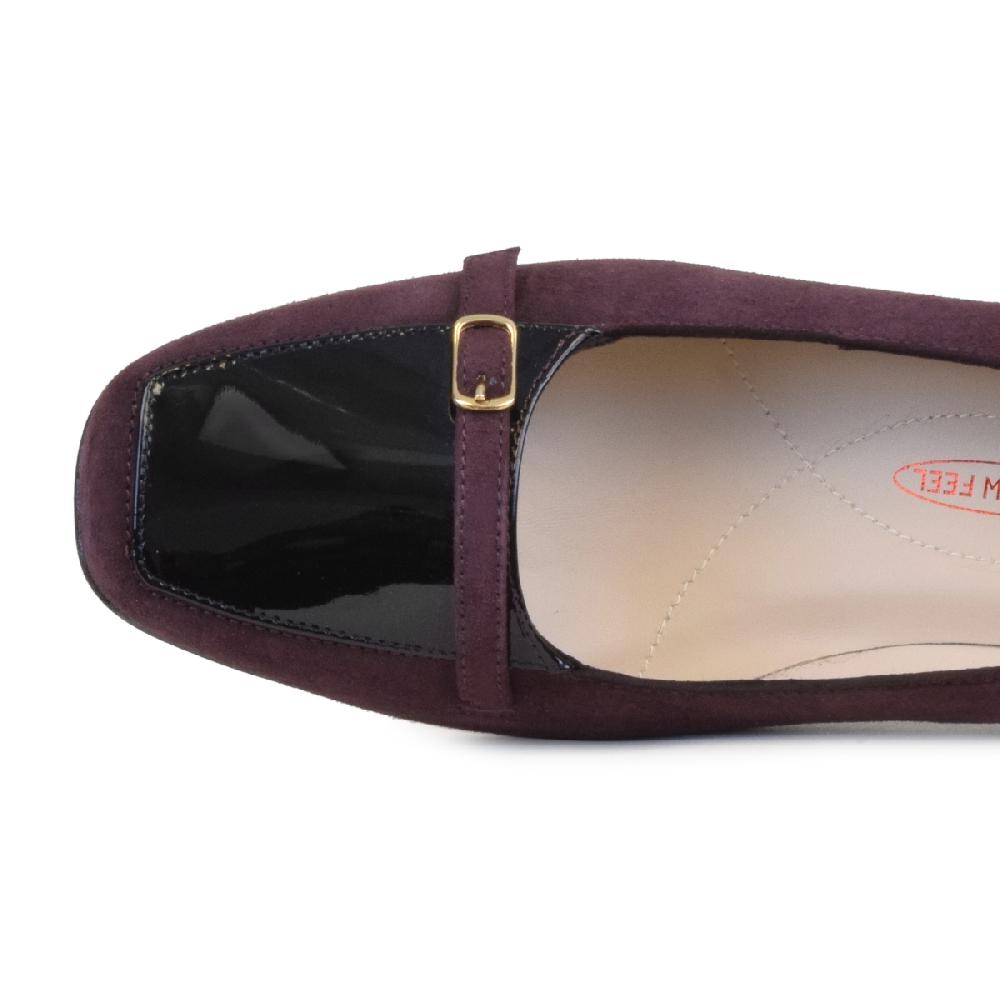 Amalfi By Rangoni Décolleté Sisto Prugna