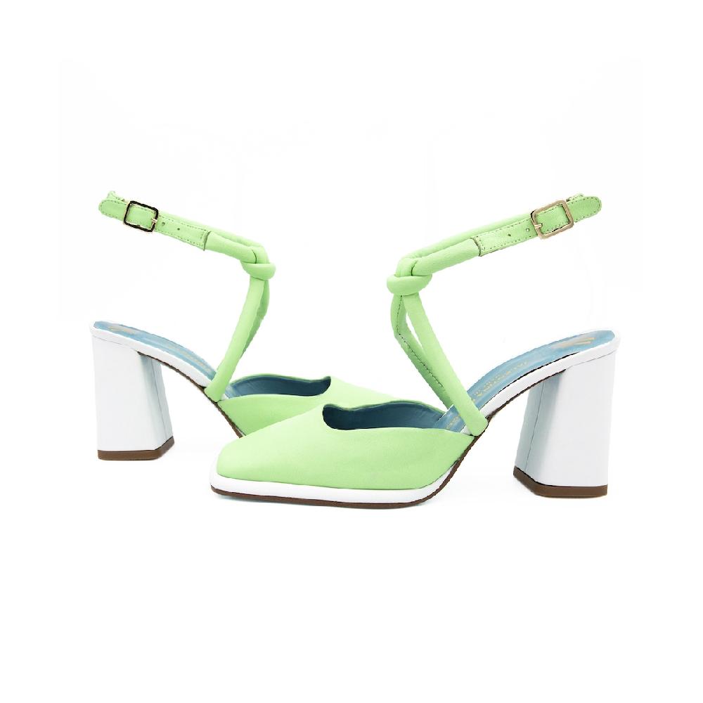 Amalfi By Rangoni Décolleté Slingback Elba Verde