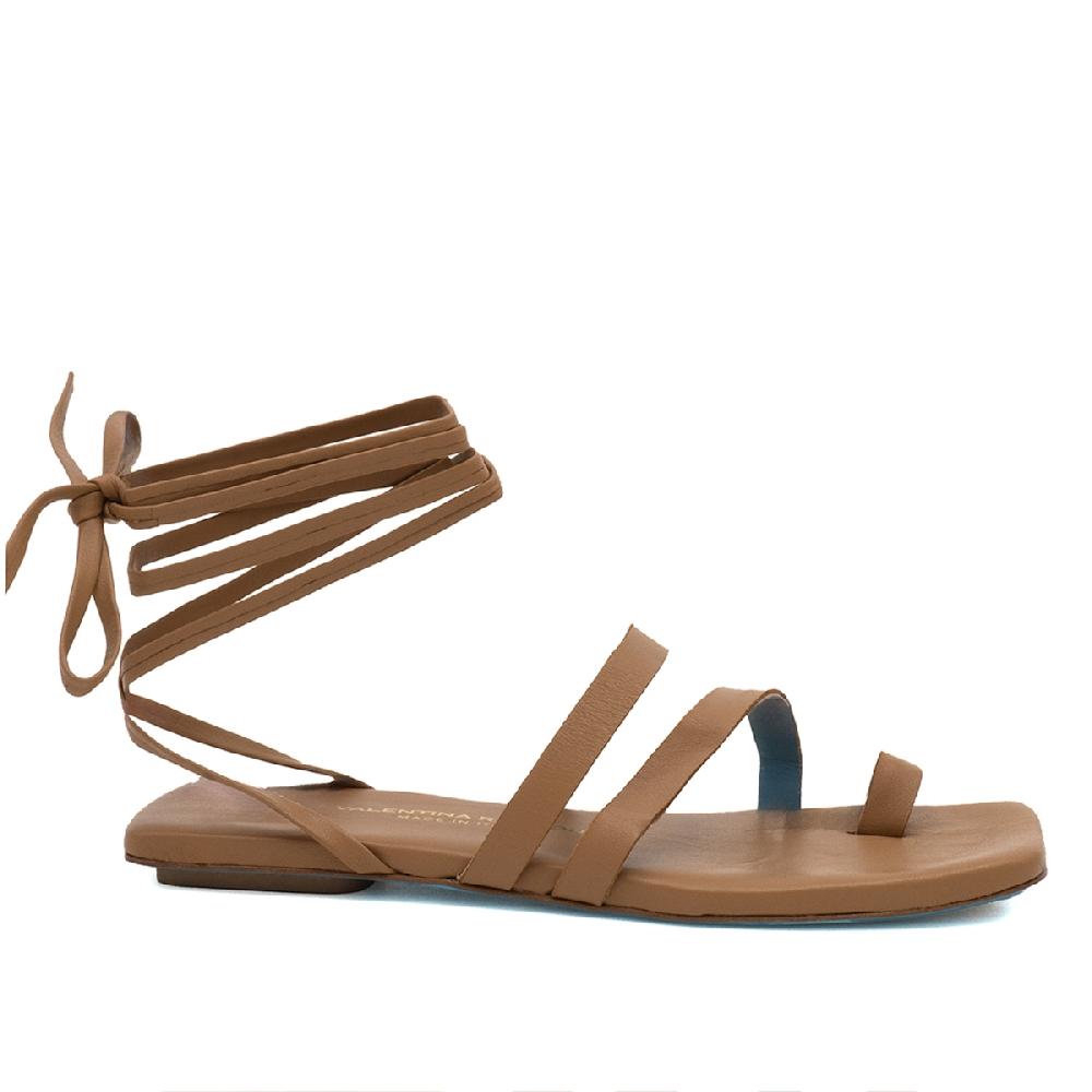 Amalfi By Rangoni Sandalo Allacciato Cita Marrone