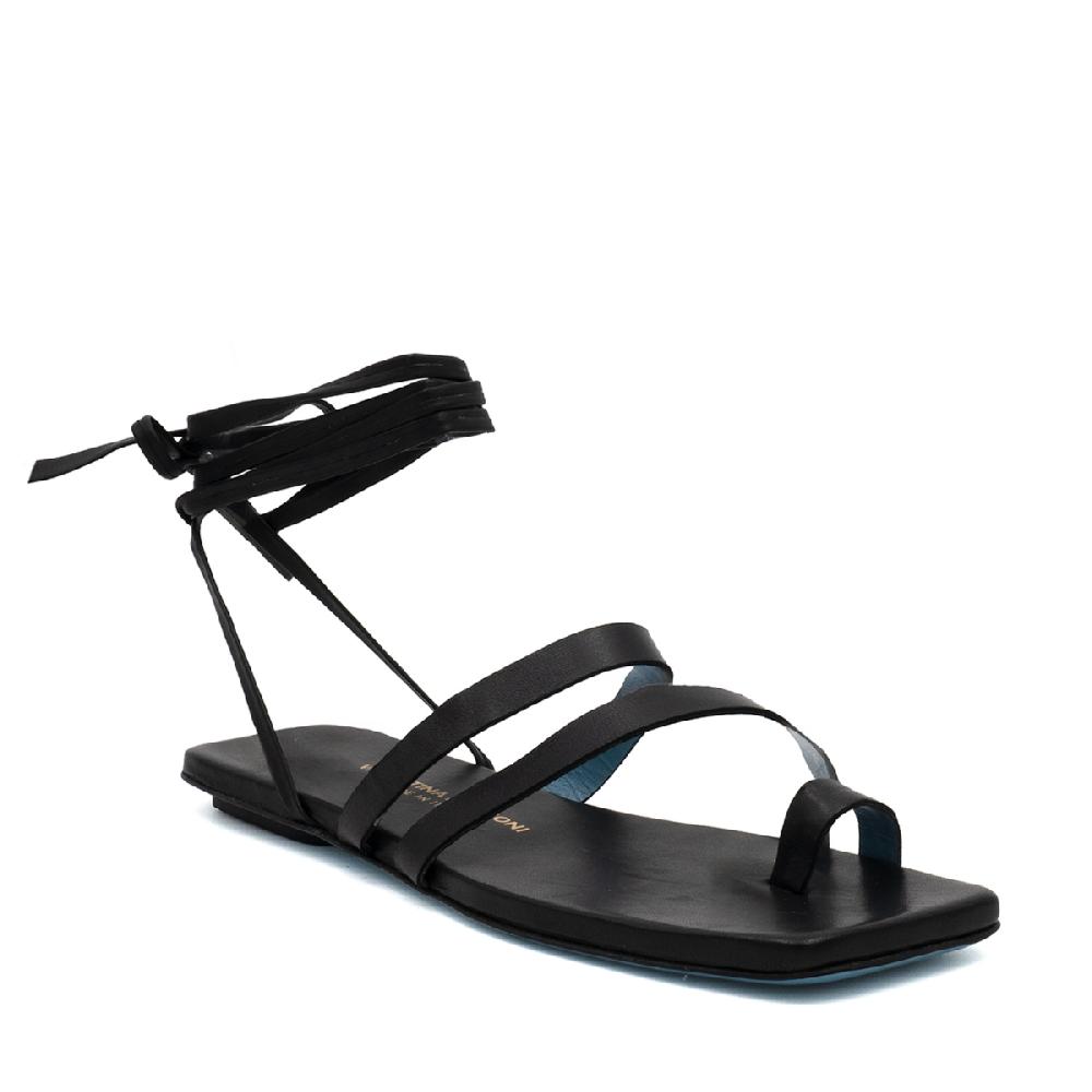 Amalfi By Rangoni Sandalo Allacciato Cita Nero