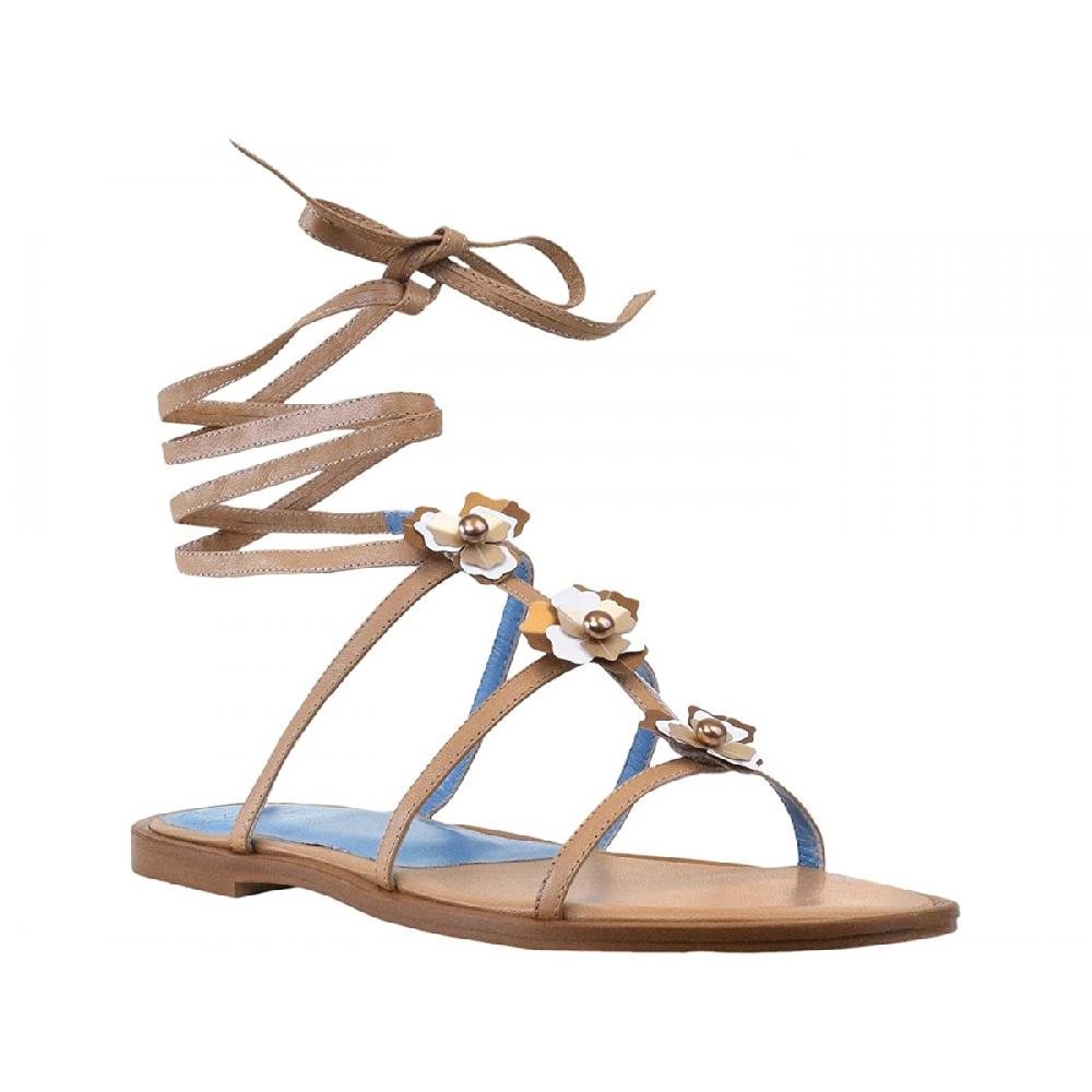 Amalfi By Rangoni Sandalo Allacciato Isal Beige