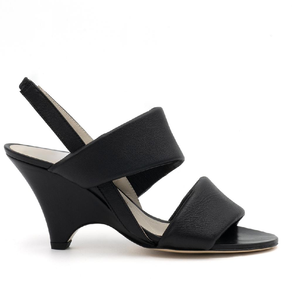 Amalfi by rangoni Sandalo Cambiano nero