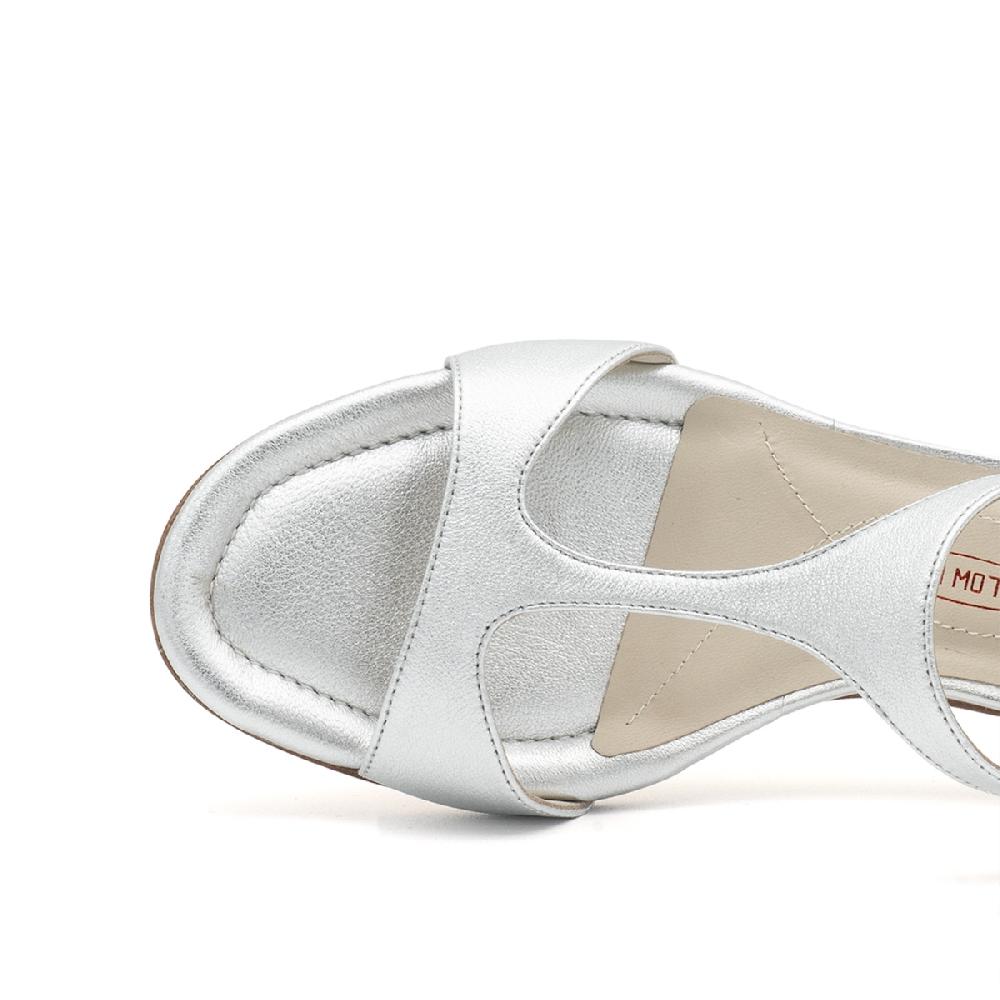 Amalfi By Rangoni Sandalo Damasco Argento