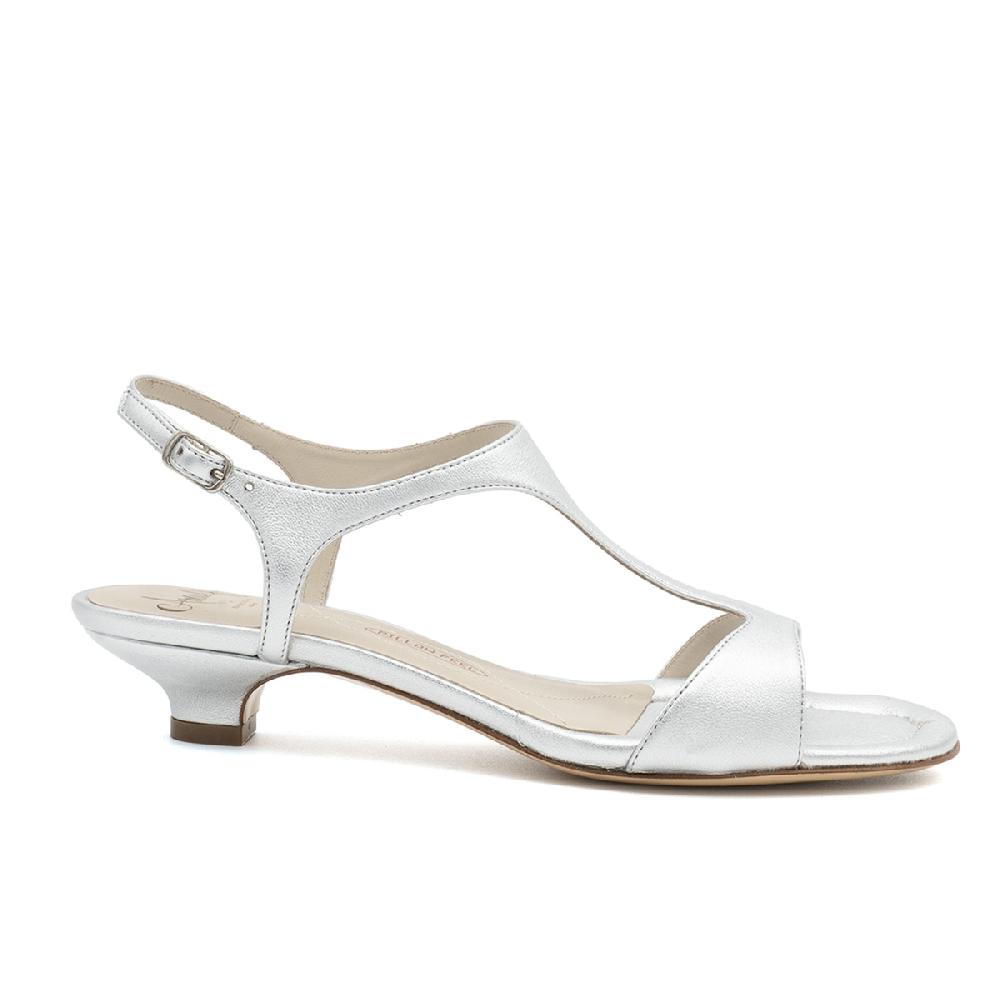 Amalfi by rangoni Sandalo Damasco argento