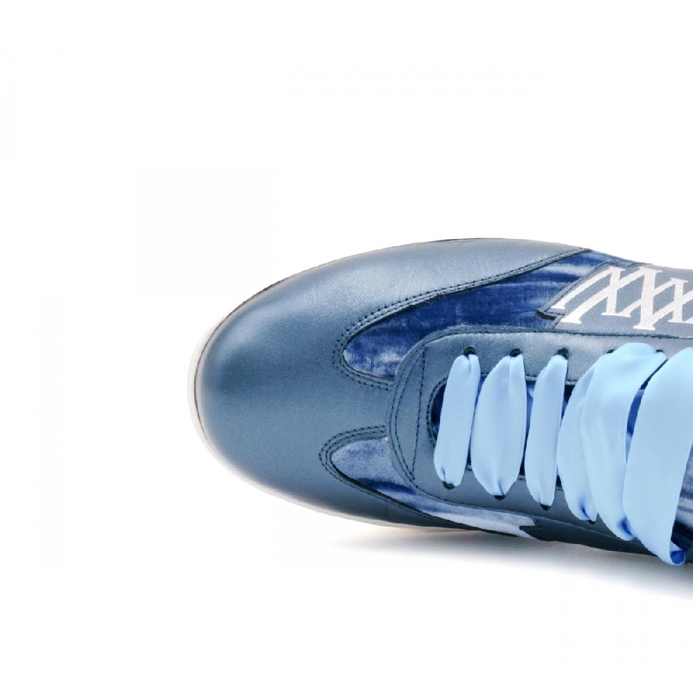 Amalfi By Rangoni Sneakers Valetta Velluto Blu