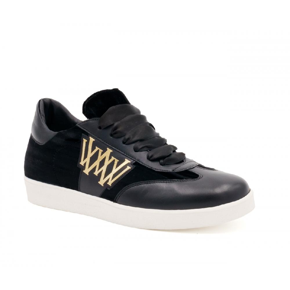 Amalfi By Rangoni Sneakers Valetta Velluto Nero