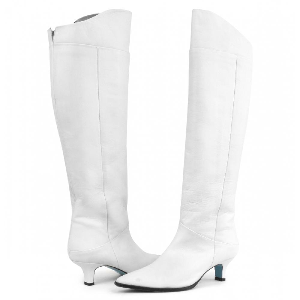 Amalfi By Rangoni Stivale Cuissard Drupi White