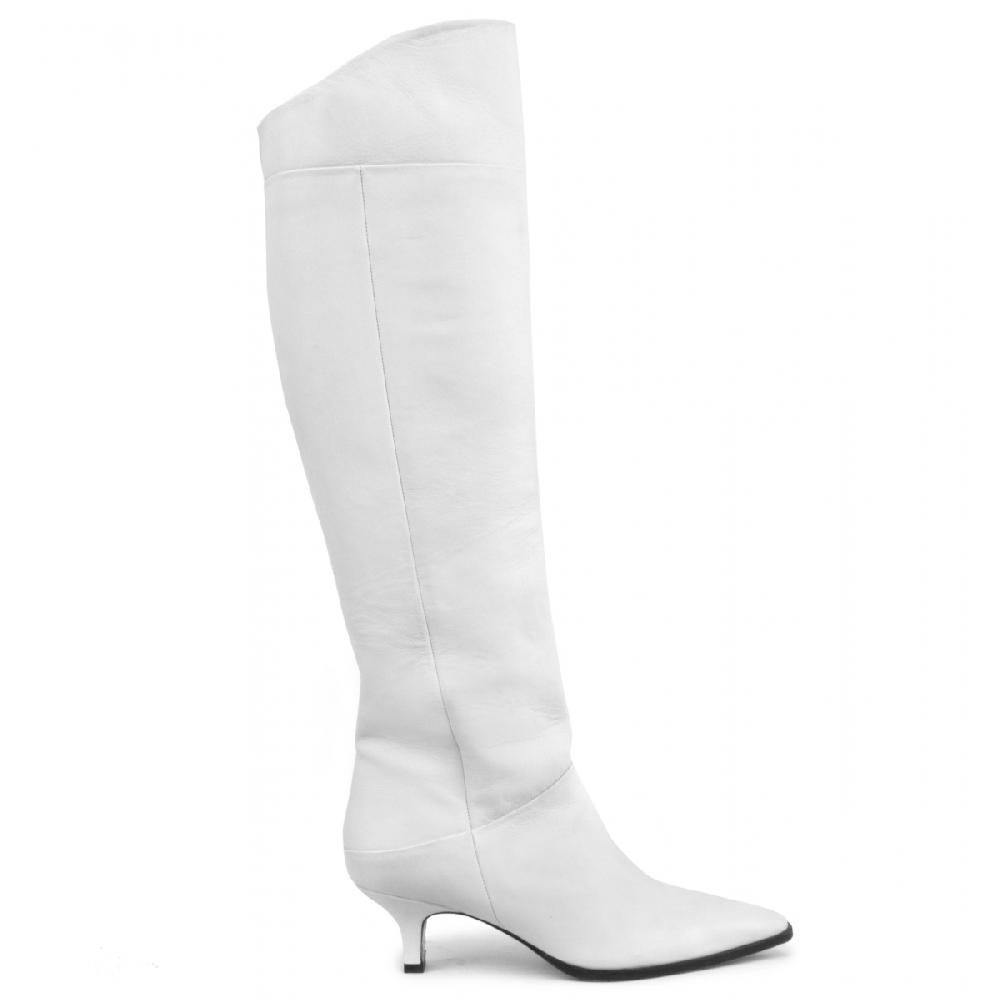 Amalfi by rangoni Stivale cuissard Drupi white