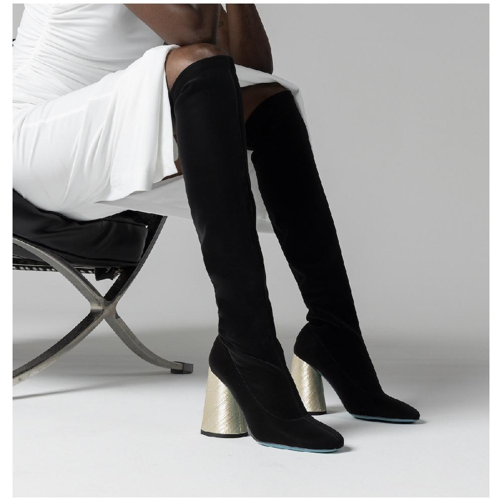 Amalfi By Rangoni Stivale Cuissard Tracy Nero