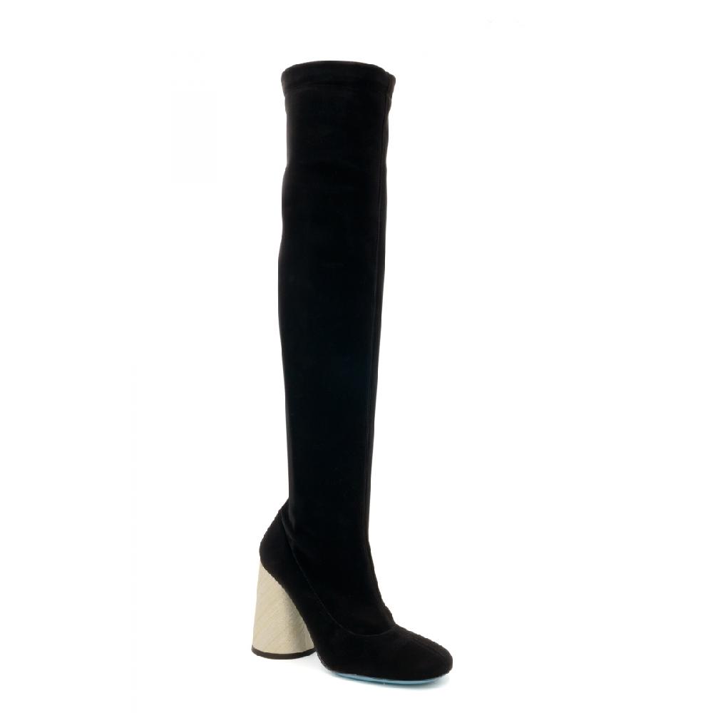 Amalfi By Rangoni Stivale Cuissard Tracy Nero