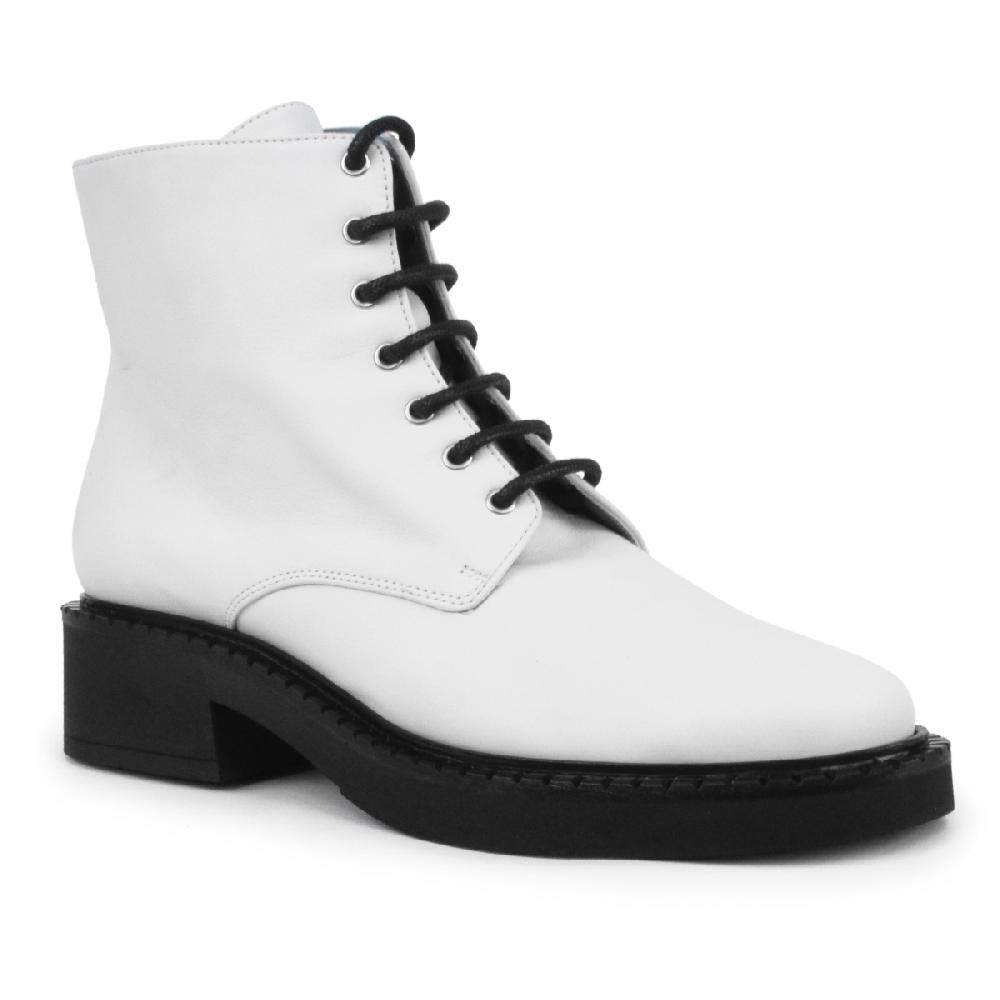 Amalfi By Rangoni Stivaletto Rivetto Bianco