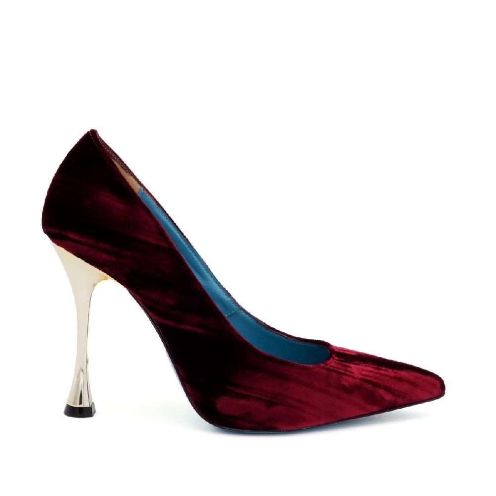 Amalfi by rangoni Décolleté Simply in velluto rosso