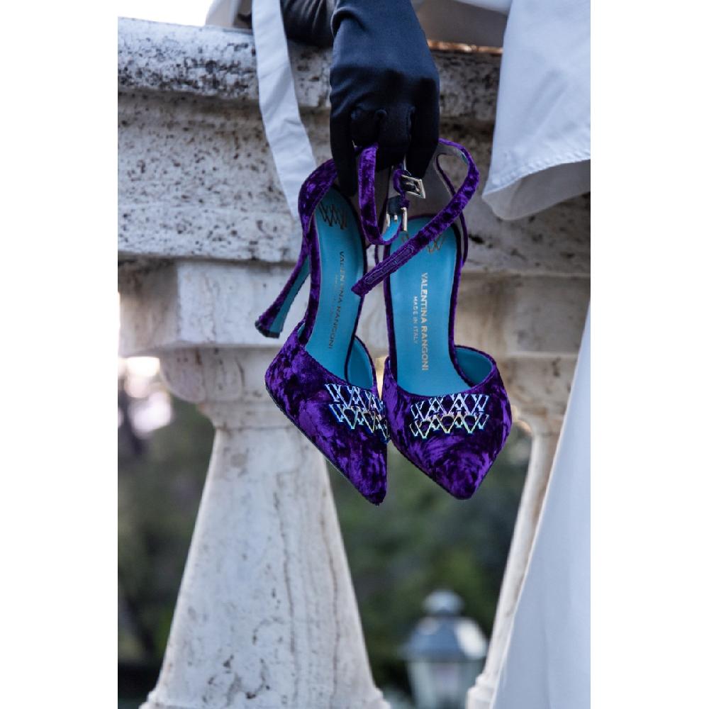 Amalfi By Rangoni Décolleté Sunrise In Velluto Viola